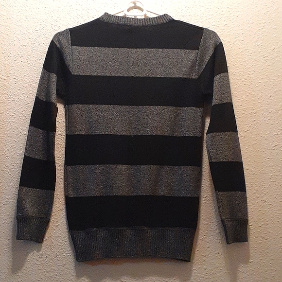 Street Rules striped sweater. - Picture 2 of 4